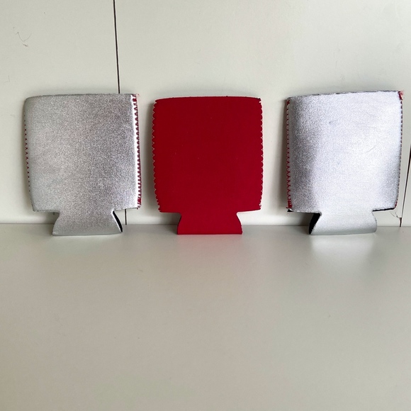 🔵 New 3 HOLIDAY Koozies CHRISTMAS Stocking Stuffers - Picture 3 of 3